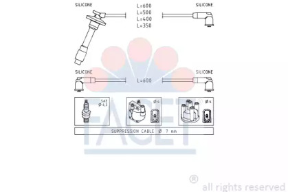 Комплект электропроводки FACET 4.9879