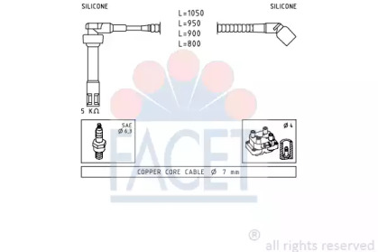 Комплект электропроводки FACET 4.9921