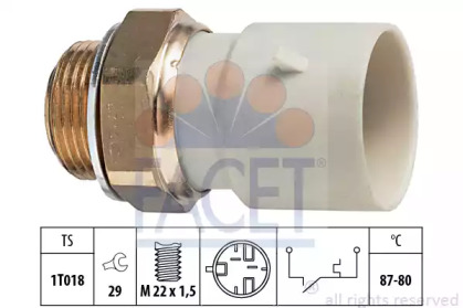 Переключатель FACET 7.5271