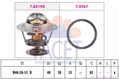 Термостат FACET 7.8319