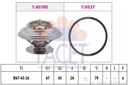 Термостат FACET 7.8577