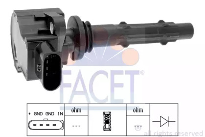 Катушка зажигания FACET 9.6387