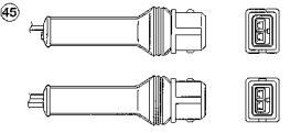 Датчик NGK 0280