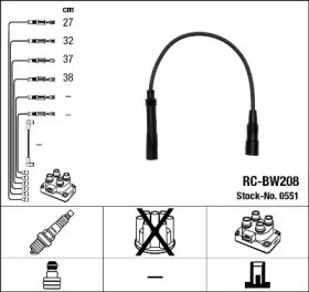 Комплект электропроводки NGK 0551