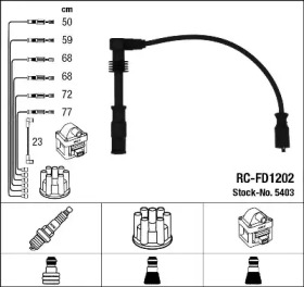 Комплект электропроводки NGK 5403