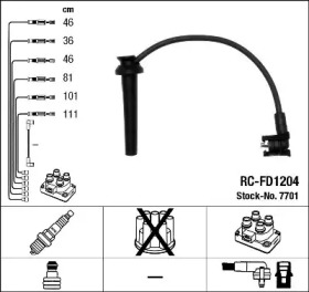 Комплект электропроводки NGK 7701