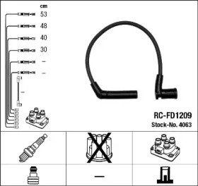 Комплект электропроводки NGK 4063