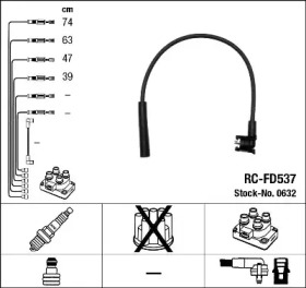 Комплект электропроводки NGK 0632