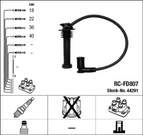 Комплект электропроводки NGK 44291