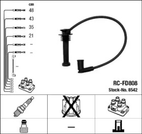 Комплект электропроводки NGK 8542