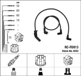 Комплект электропроводки NGK 8552