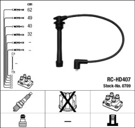 Комплект электропроводки NGK 0709