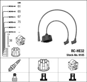 Комплект электропроводки NGK 9105