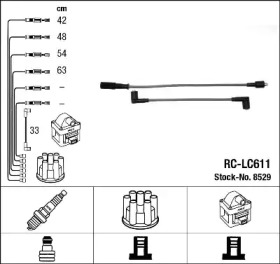 Комплект электропроводки NGK 8529