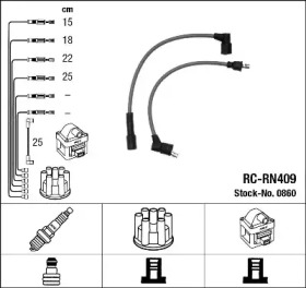 Комплект электропроводки NGK 0860