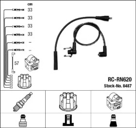 Комплект электропроводки NGK 8487