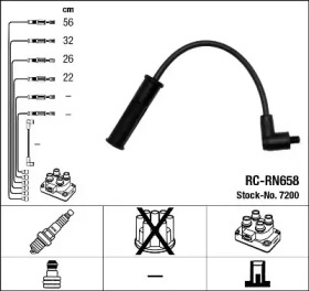 Комплект электропроводки NGK 7200