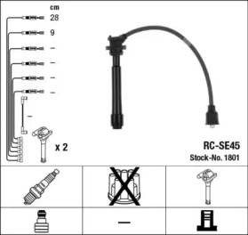 Комплект электропроводки NGK 1801