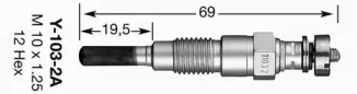 Свеча накаливания NGK 5028