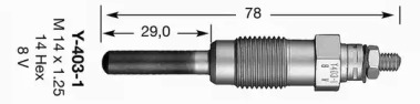 Свеча накаливания NGK 2192