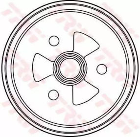 Тормозный барабан TRW DB4184