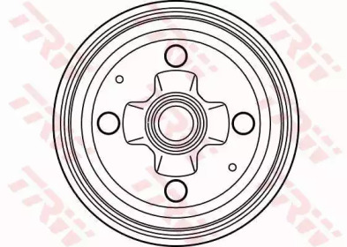 Тормозный барабан TRW DB4195