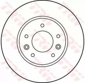 Тормозной диск TRW DF1027