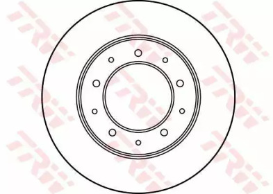 Тормозной диск TRW DF1802
