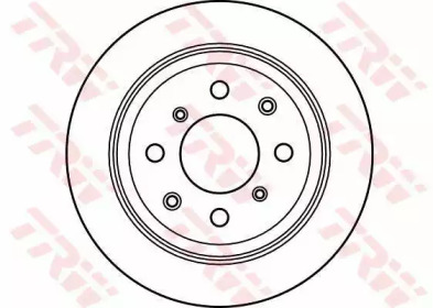 Тормозной диск TRW DF2646