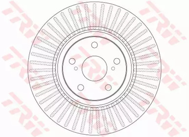 Тормозной диск TRW DF6268