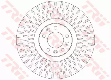 Тормозной диск TRW DF6427S