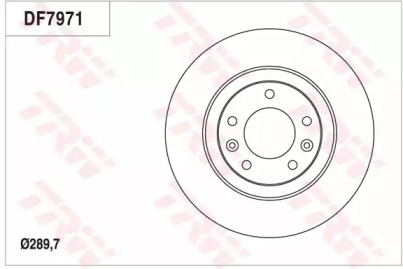 Тормозной диск TRW DF7971