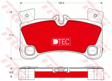 Комплект тормозных колодок TRW GDB1775DTE