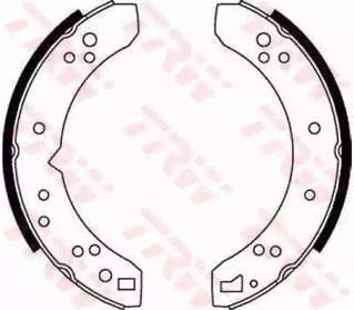 Комлект тормозных накладок TRW GS6070