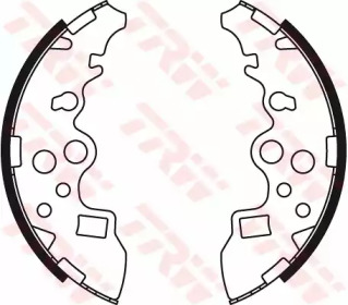 Комлект тормозных накладок TRW GS8485