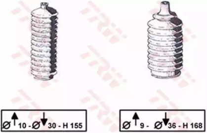 Комплект пыльника TRW JBE146