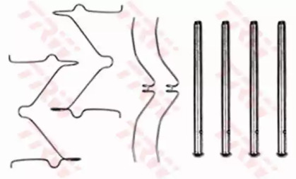 Комплектующие TRW PFK286