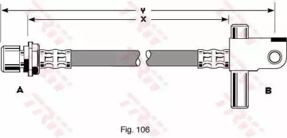 Шлангопровод TRW PHA309