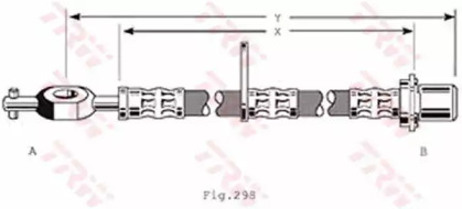 Шлангопровод TRW PHD203