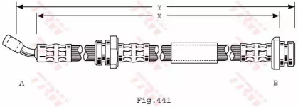 Шлангопровод TRW PHD208