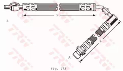 Шлангопровод TRW PHD256