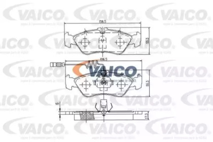 Комплект тормозных колодок VAICO V30-8143-1