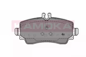 Комплект тормозных колодок KAMOKA 1012714