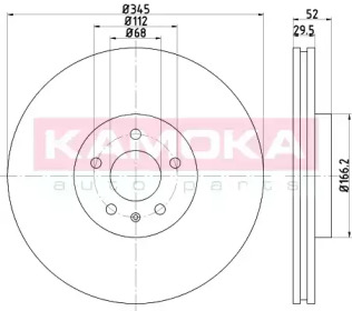 Тормозной диск KAMOKA 103297