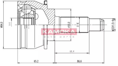 Шарнирный комплект KAMOKA 6458