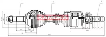 Вал KAMOKA CT1138911A