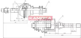 Вал KAMOKA CT1138914