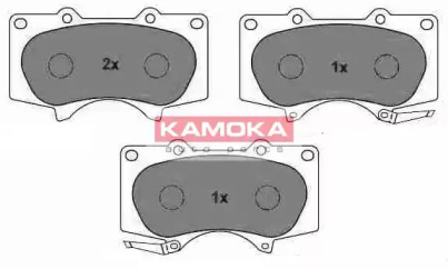 Комплект тормозных колодок KAMOKA JQ101111