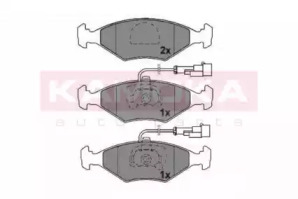 Комплект тормозных колодок KAMOKA JQ1011824