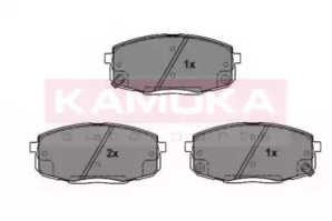 Комплект тормозных колодок KAMOKA JQ101202